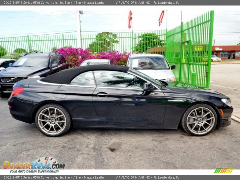 Jet Black 2012 BMW 6 Series 650i Convertible Photo #8