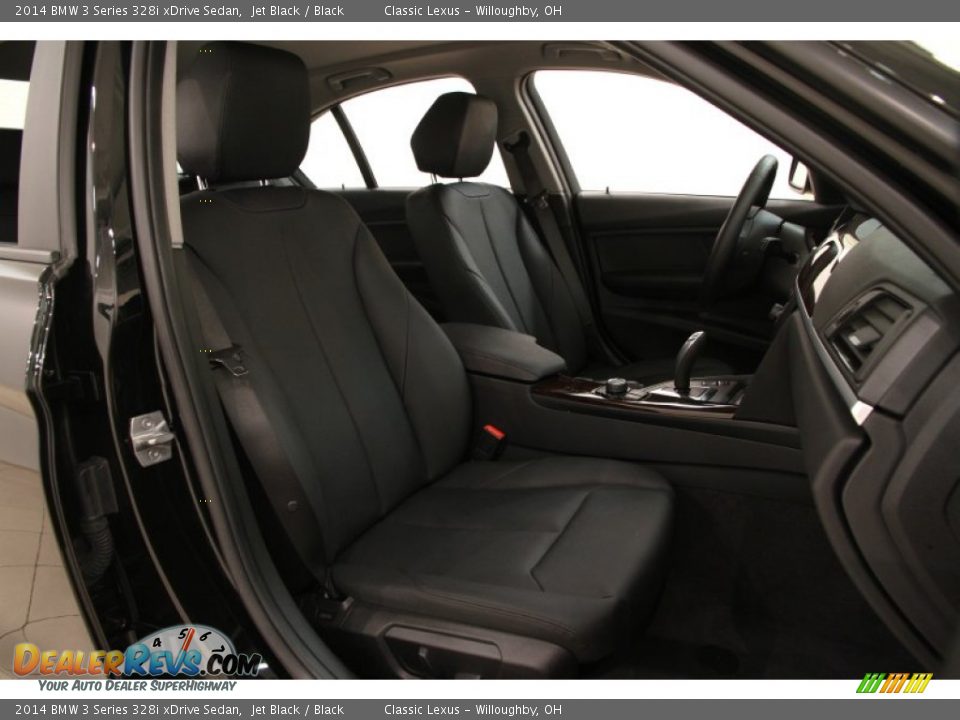 2014 BMW 3 Series 328i xDrive Sedan Jet Black / Black Photo #17