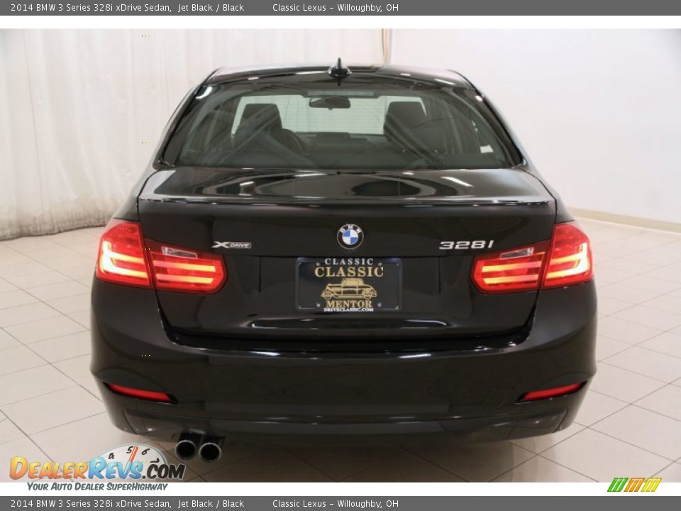 2014 BMW 3 Series 328i xDrive Sedan Jet Black / Black Photo #21