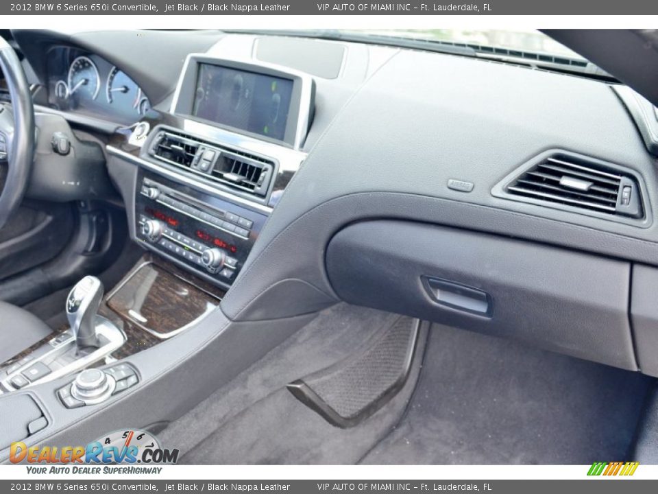 2012 BMW 6 Series 650i Convertible Jet Black / Black Nappa Leather Photo #16