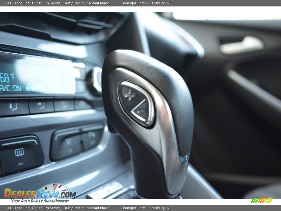 2013 Ford Focus Titanium Sedan Ruby Red / Charcoal Black Photo #26