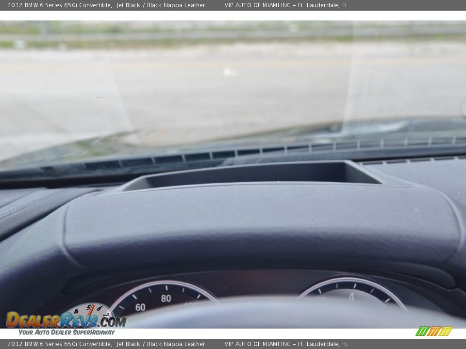 2012 BMW 6 Series 650i Convertible Jet Black / Black Nappa Leather Photo #29