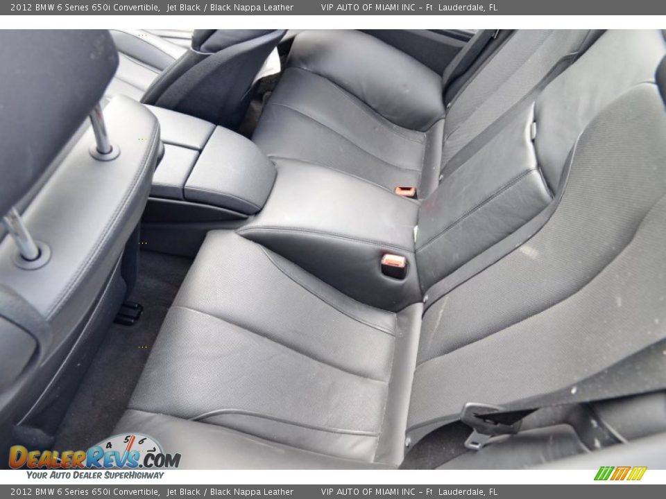 2012 BMW 6 Series 650i Convertible Jet Black / Black Nappa Leather Photo #30