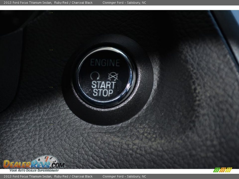 2013 Ford Focus Titanium Sedan Ruby Red / Charcoal Black Photo #33