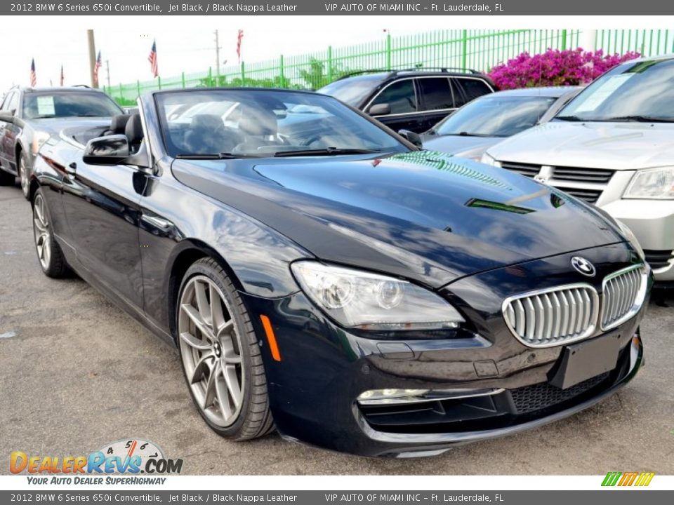 Jet Black 2012 BMW 6 Series 650i Convertible Photo #33