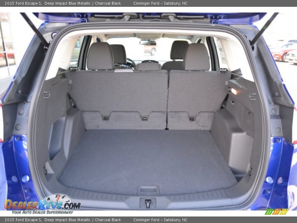2015 Ford Escape S Deep Impact Blue Metallic / Charcoal Black Photo #11