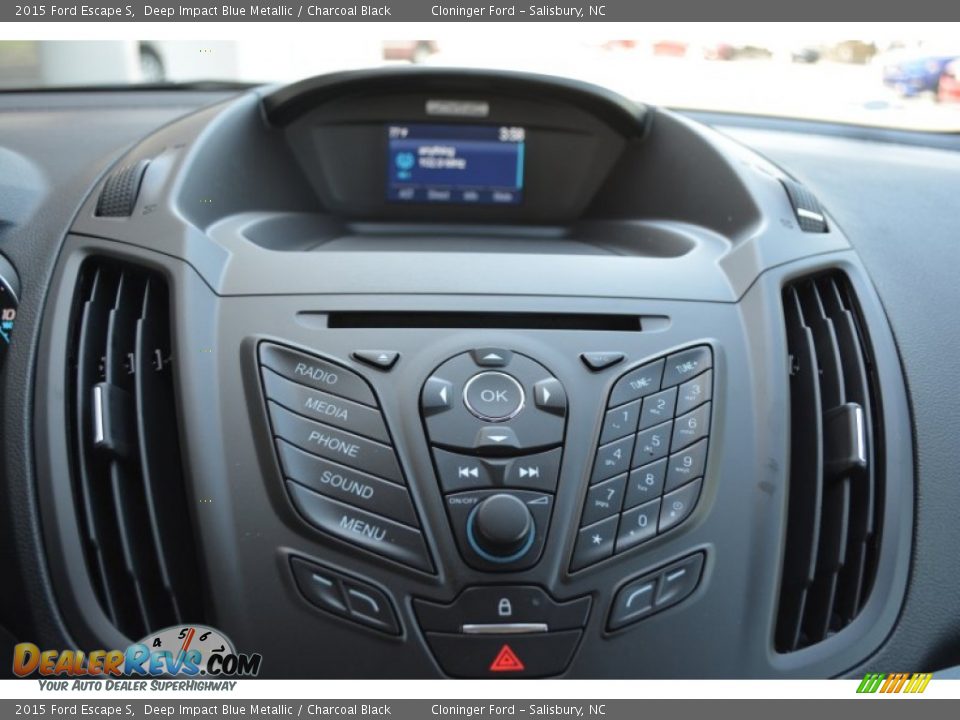2015 Ford Escape S Deep Impact Blue Metallic / Charcoal Black Photo #12