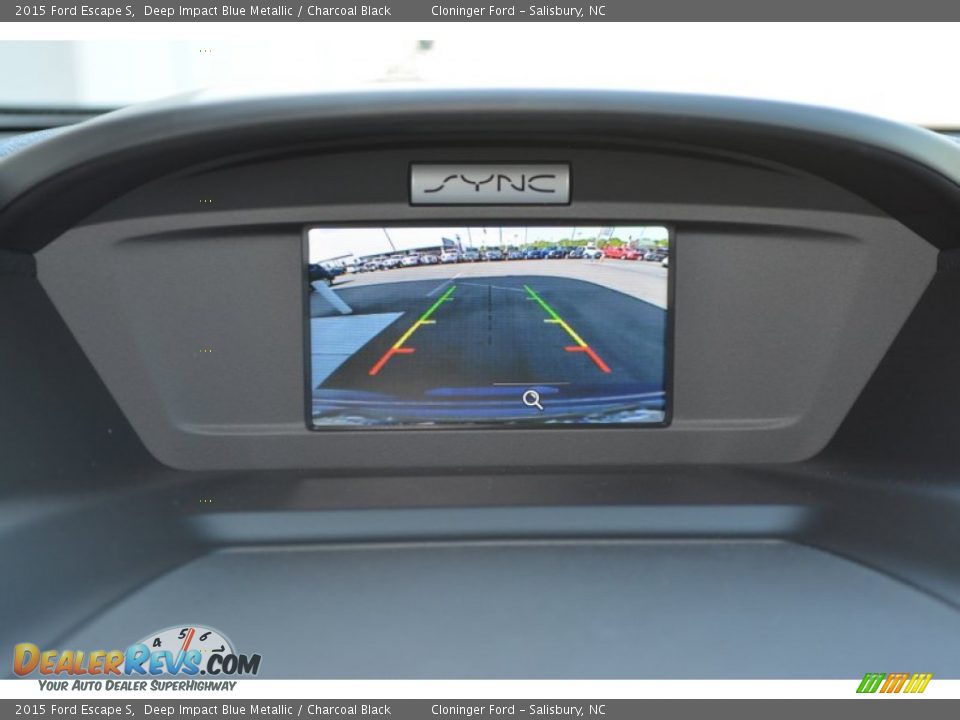 2015 Ford Escape S Deep Impact Blue Metallic / Charcoal Black Photo #13