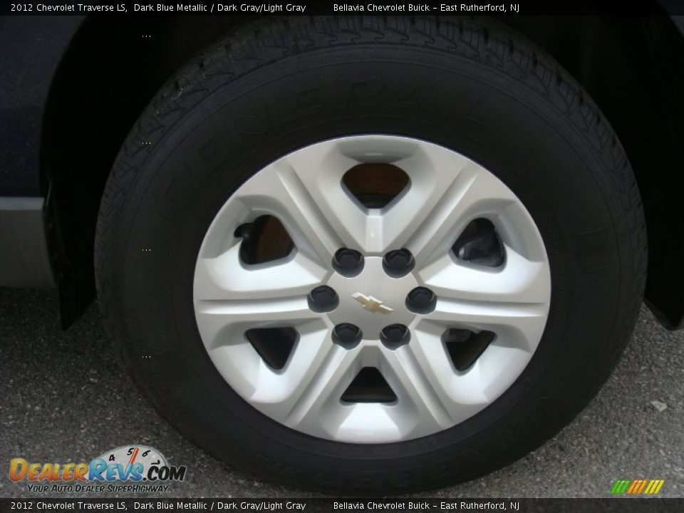 2012 Chevrolet Traverse LS Dark Blue Metallic / Dark Gray/Light Gray Photo #14