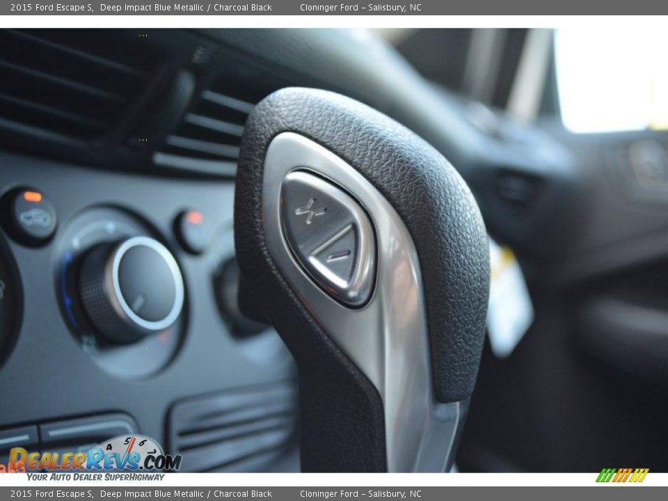2015 Ford Escape S Deep Impact Blue Metallic / Charcoal Black Photo #15