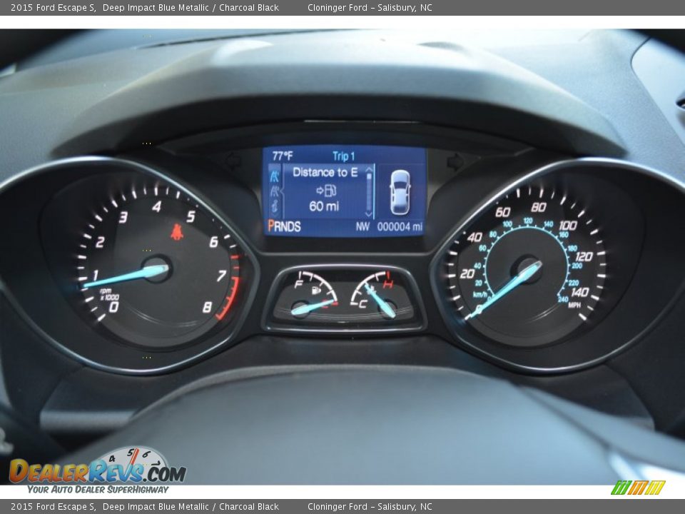 2015 Ford Escape S Deep Impact Blue Metallic / Charcoal Black Photo #18