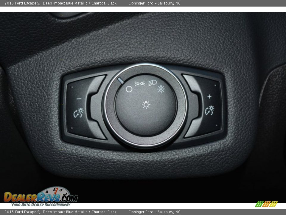 2015 Ford Escape S Deep Impact Blue Metallic / Charcoal Black Photo #19