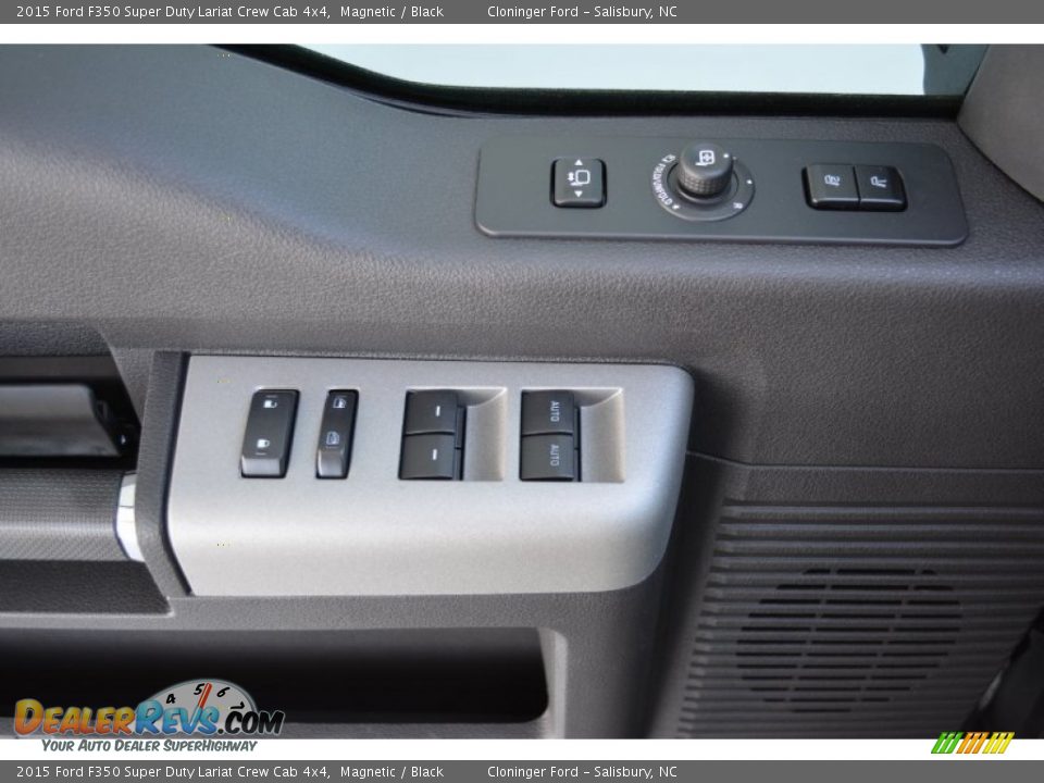 2015 Ford F350 Super Duty Lariat Crew Cab 4x4 Magnetic / Black Photo #8