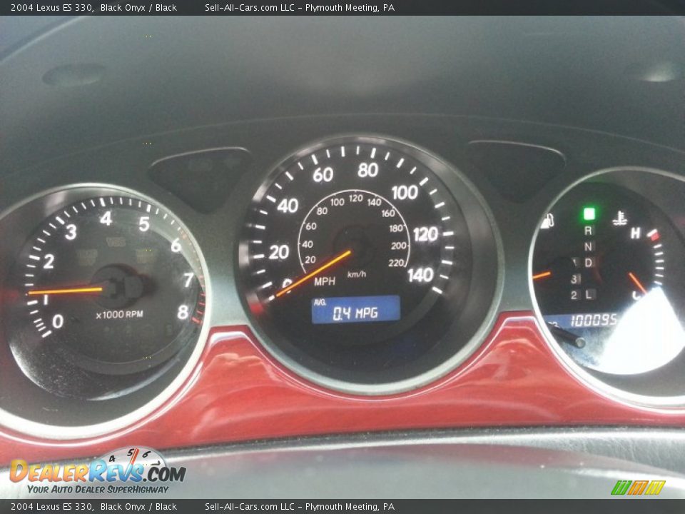 2004 Lexus ES 330 Black Onyx / Black Photo #28