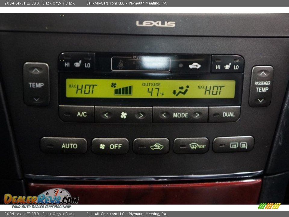 2004 Lexus ES 330 Black Onyx / Black Photo #31