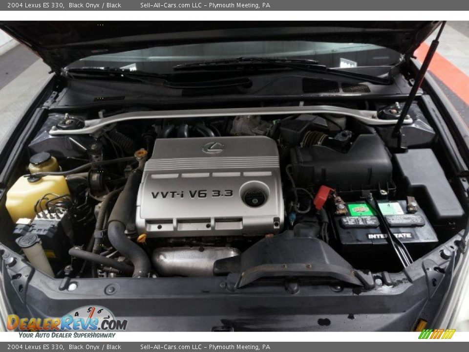 2004 Lexus ES 330 Black Onyx / Black Photo #33