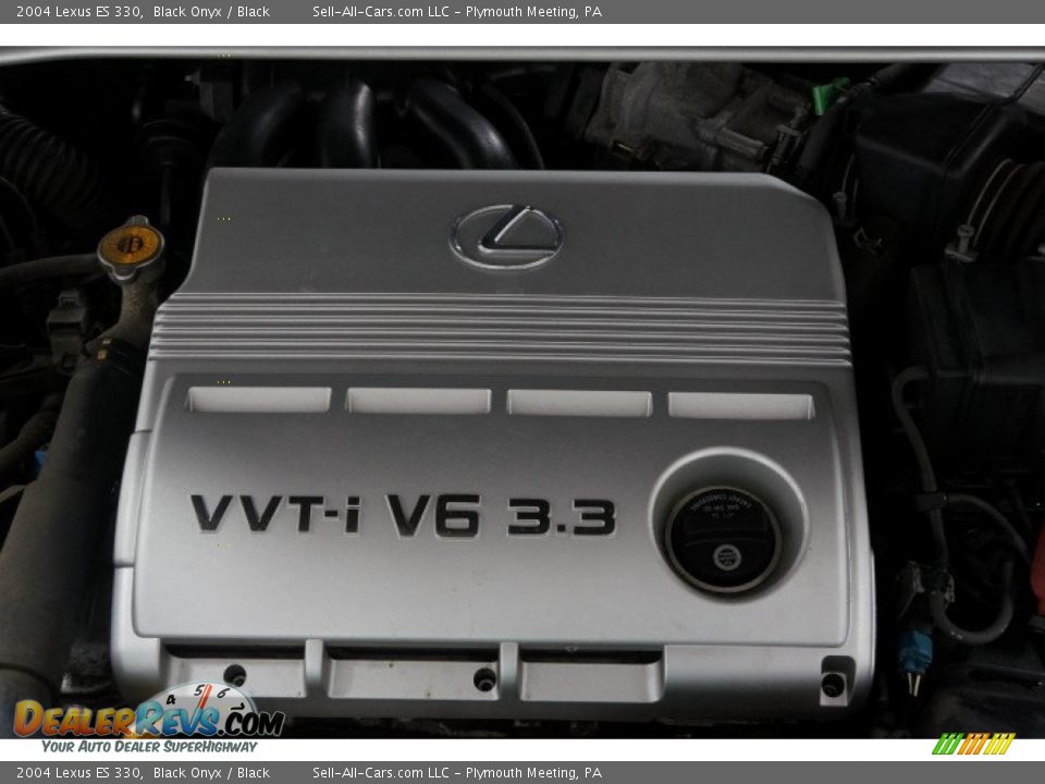 2004 Lexus ES 330 Black Onyx / Black Photo #34