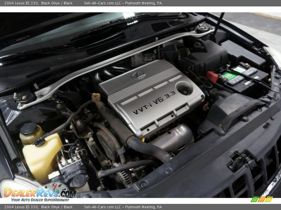2004 Lexus ES 330 Black Onyx / Black Photo #35