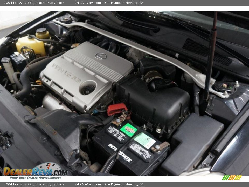 2004 Lexus ES 330 Black Onyx / Black Photo #36