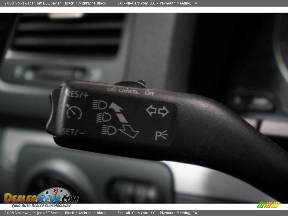 2008 Volkswagen Jetta SE Sedan Black / Anthracite Black Photo #24