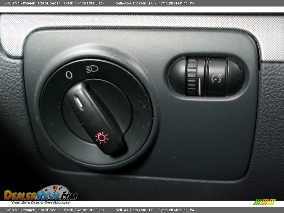 2008 Volkswagen Jetta SE Sedan Black / Anthracite Black Photo #26