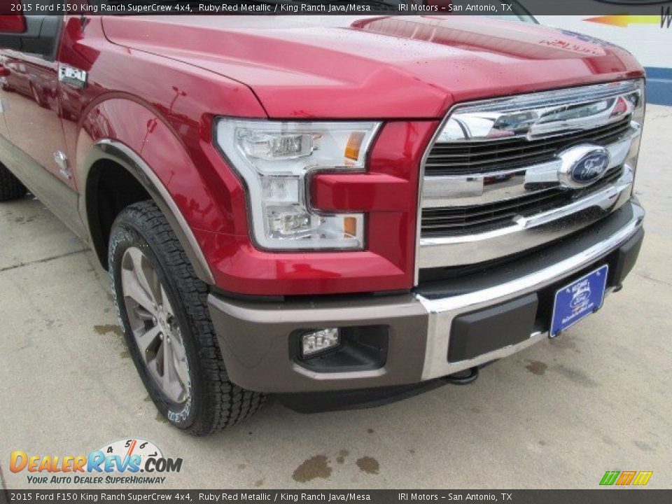 2015 Ford F150 King Ranch SuperCrew 4x4 Ruby Red Metallic / King Ranch Java/Mesa Photo #2