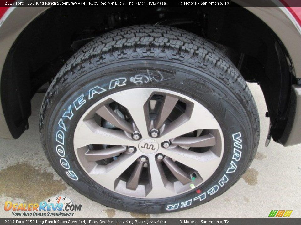 2015 Ford F150 King Ranch SuperCrew 4x4 Ruby Red Metallic / King Ranch Java/Mesa Photo #4