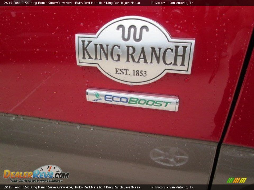 2015 Ford F150 King Ranch SuperCrew 4x4 Ruby Red Metallic / King Ranch Java/Mesa Photo #6