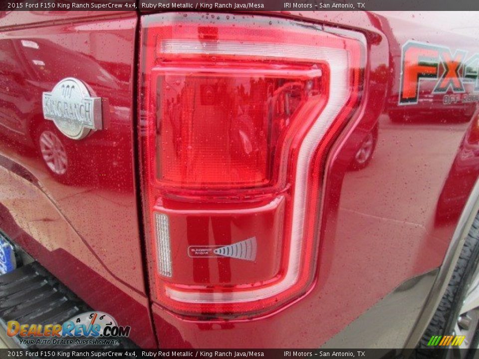 2015 Ford F150 King Ranch SuperCrew 4x4 Ruby Red Metallic / King Ranch Java/Mesa Photo #10