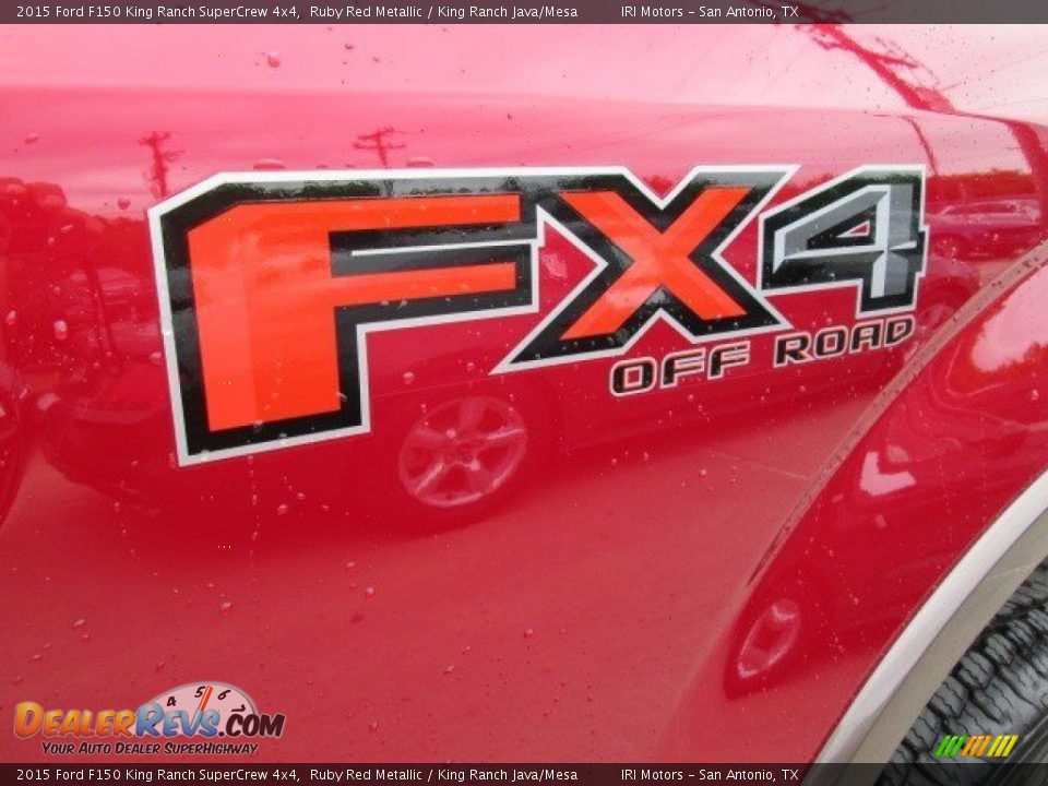 2015 Ford F150 King Ranch SuperCrew 4x4 Ruby Red Metallic / King Ranch Java/Mesa Photo #11