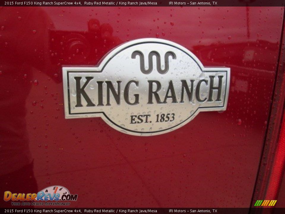 2015 Ford F150 King Ranch SuperCrew 4x4 Ruby Red Metallic / King Ranch Java/Mesa Photo #13
