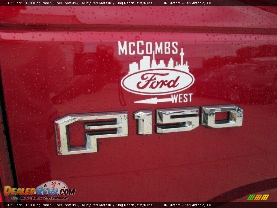 2015 Ford F150 King Ranch SuperCrew 4x4 Ruby Red Metallic / King Ranch Java/Mesa Photo #14