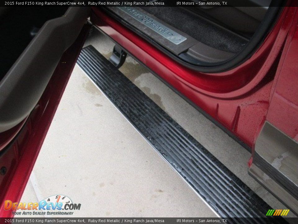 2015 Ford F150 King Ranch SuperCrew 4x4 Ruby Red Metallic / King Ranch Java/Mesa Photo #18
