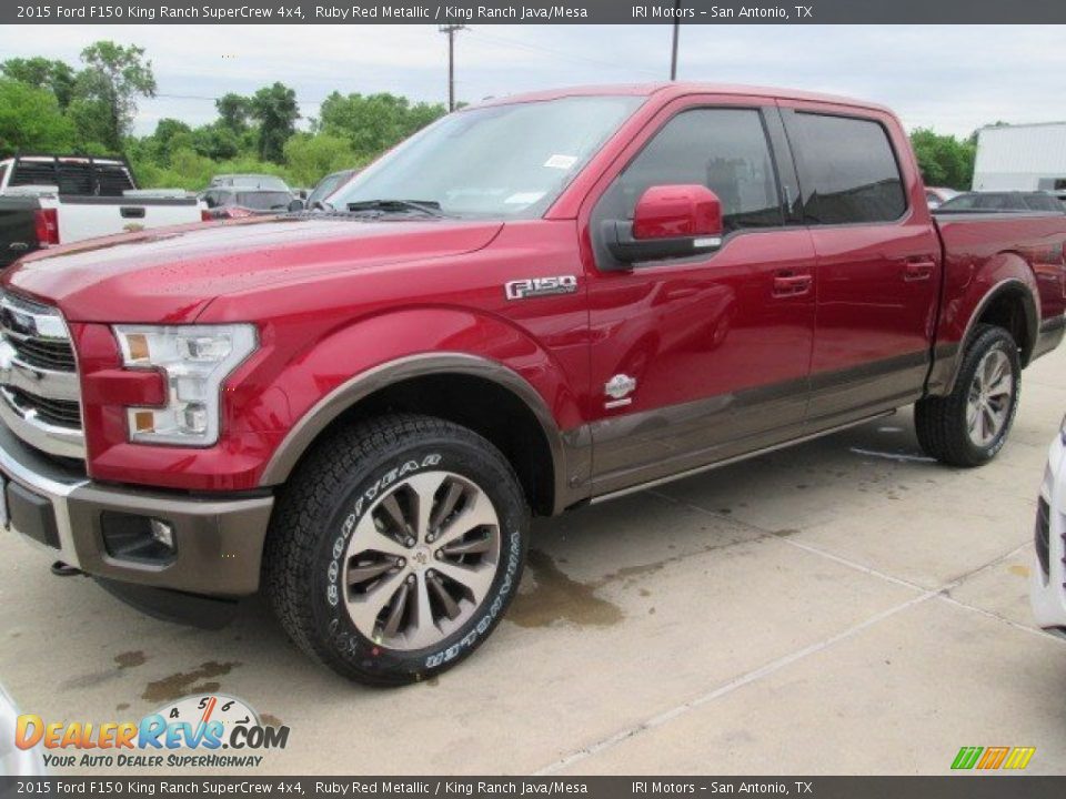 2015 Ford F150 King Ranch SuperCrew 4x4 Ruby Red Metallic / King Ranch Java/Mesa Photo #20