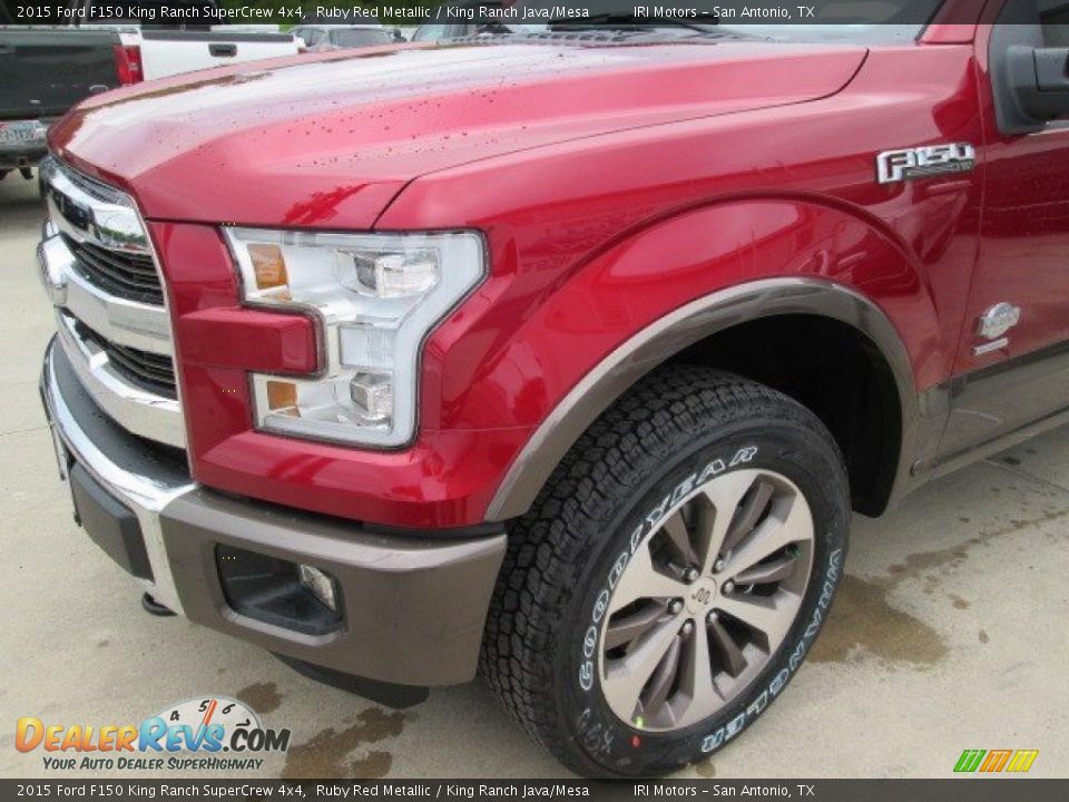 2015 Ford F150 King Ranch SuperCrew 4x4 Ruby Red Metallic / King Ranch Java/Mesa Photo #21