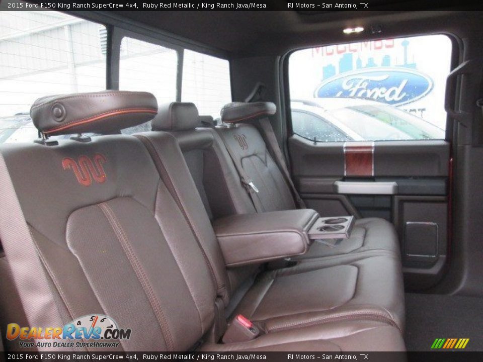 2015 Ford F150 King Ranch SuperCrew 4x4 Ruby Red Metallic / King Ranch Java/Mesa Photo #24