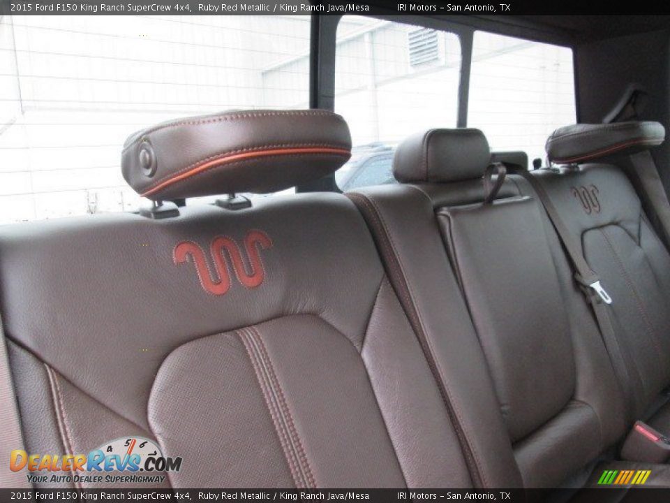 2015 Ford F150 King Ranch SuperCrew 4x4 Ruby Red Metallic / King Ranch Java/Mesa Photo #25