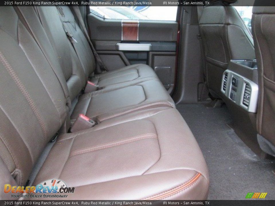2015 Ford F150 King Ranch SuperCrew 4x4 Ruby Red Metallic / King Ranch Java/Mesa Photo #26