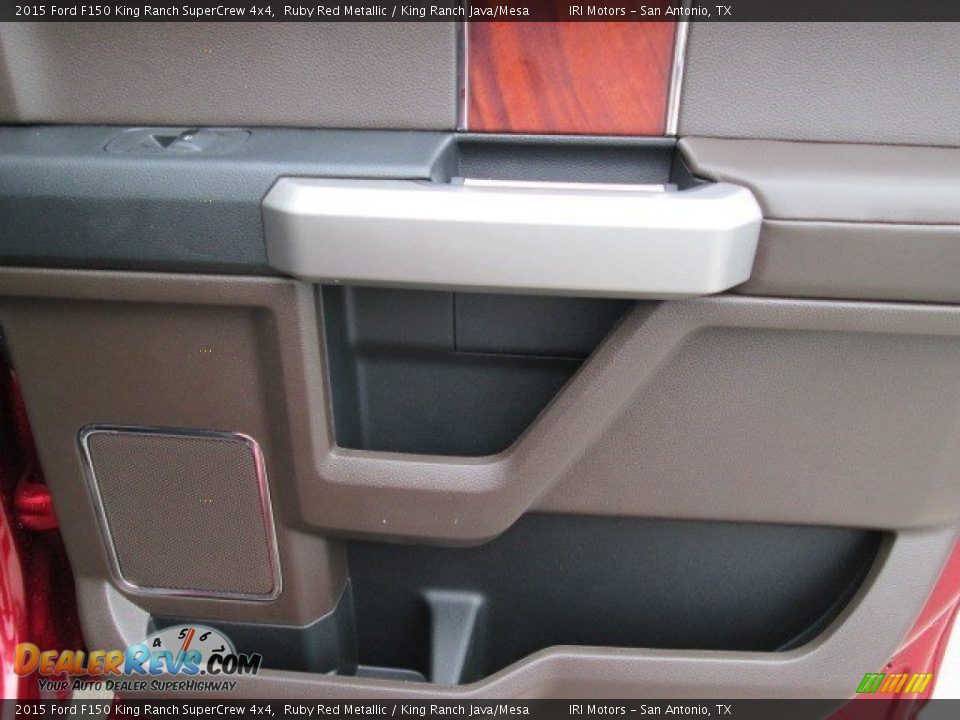2015 Ford F150 King Ranch SuperCrew 4x4 Ruby Red Metallic / King Ranch Java/Mesa Photo #29