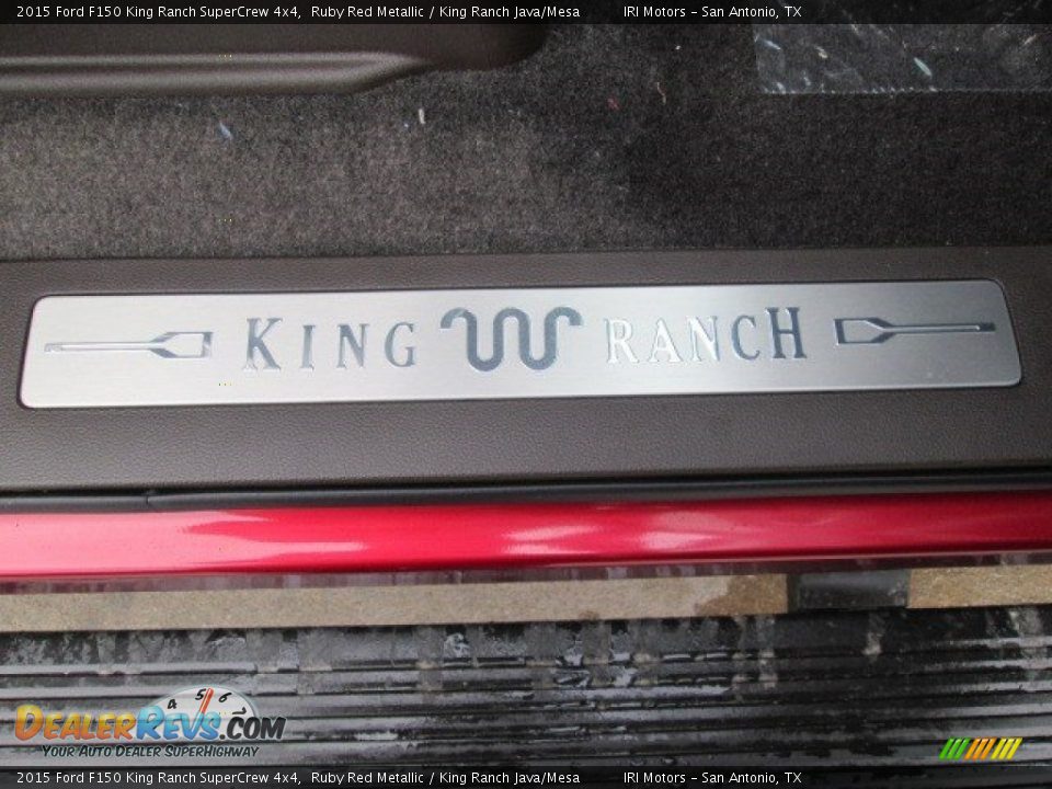 2015 Ford F150 King Ranch SuperCrew 4x4 Ruby Red Metallic / King Ranch Java/Mesa Photo #30
