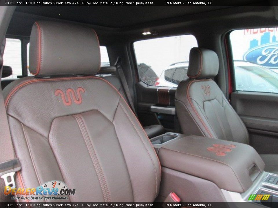 2015 Ford F150 King Ranch SuperCrew 4x4 Ruby Red Metallic / King Ranch Java/Mesa Photo #31