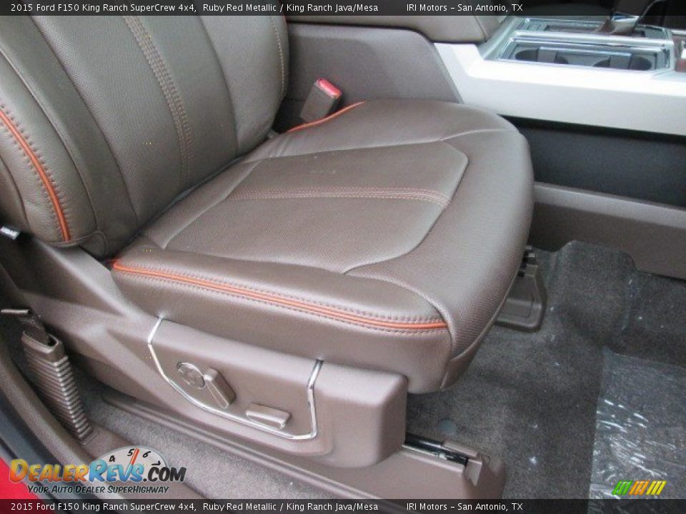 2015 Ford F150 King Ranch SuperCrew 4x4 Ruby Red Metallic / King Ranch Java/Mesa Photo #32