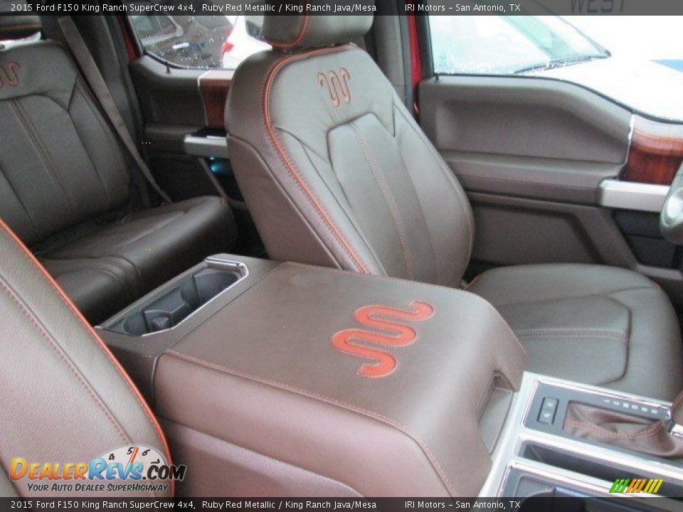 2015 Ford F150 King Ranch SuperCrew 4x4 Ruby Red Metallic / King Ranch Java/Mesa Photo #33