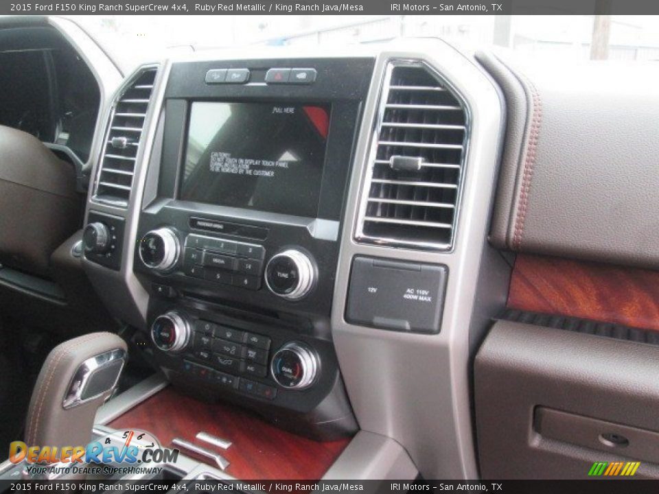 2015 Ford F150 King Ranch SuperCrew 4x4 Ruby Red Metallic / King Ranch Java/Mesa Photo #36