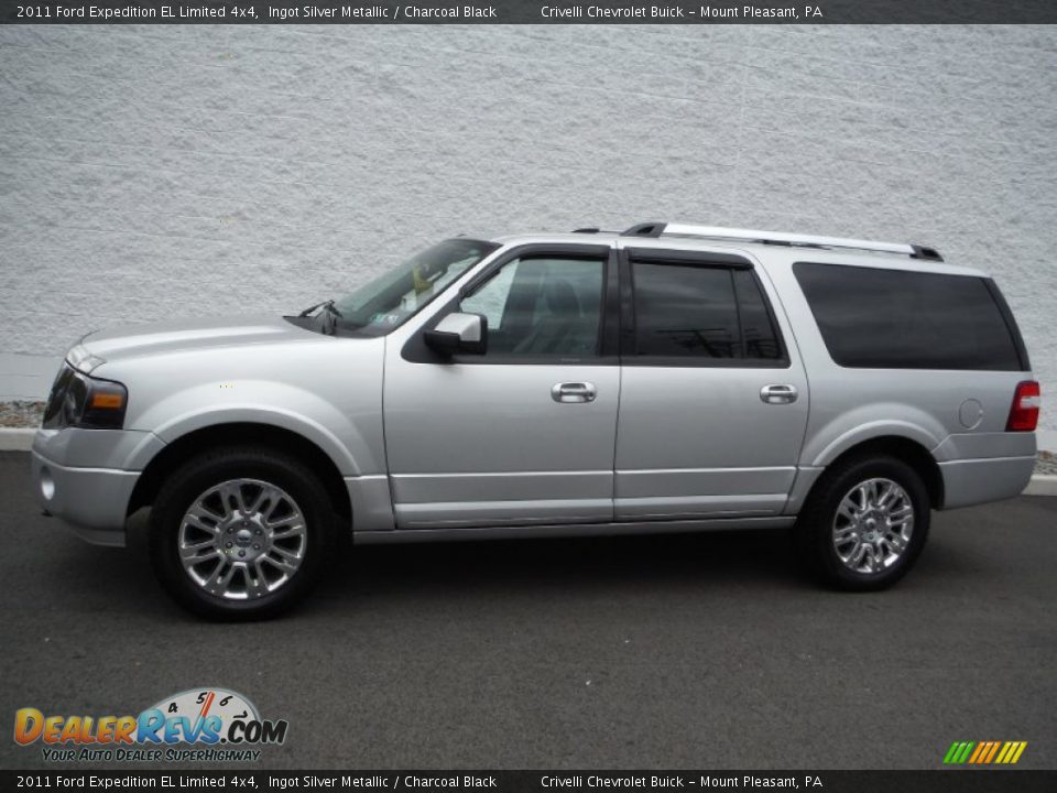 2011 Ford Expedition EL Limited 4x4 Ingot Silver Metallic / Charcoal Black Photo #2