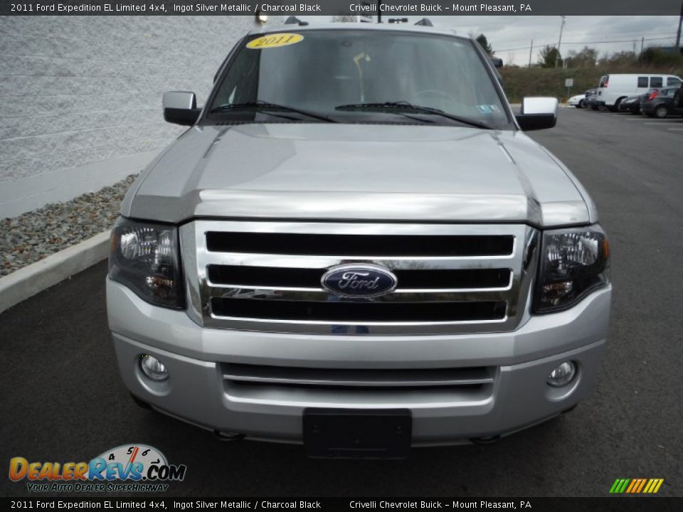 2011 Ford Expedition EL Limited 4x4 Ingot Silver Metallic / Charcoal Black Photo #6