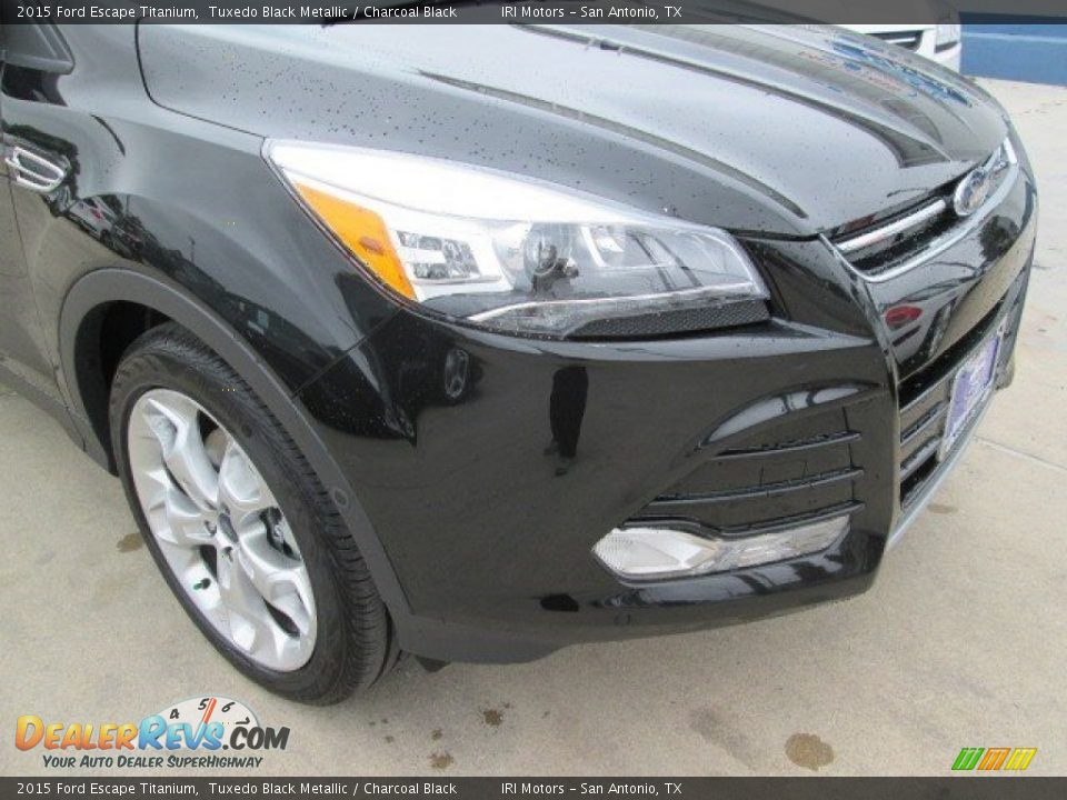 2015 Ford Escape Titanium Tuxedo Black Metallic / Charcoal Black Photo #2