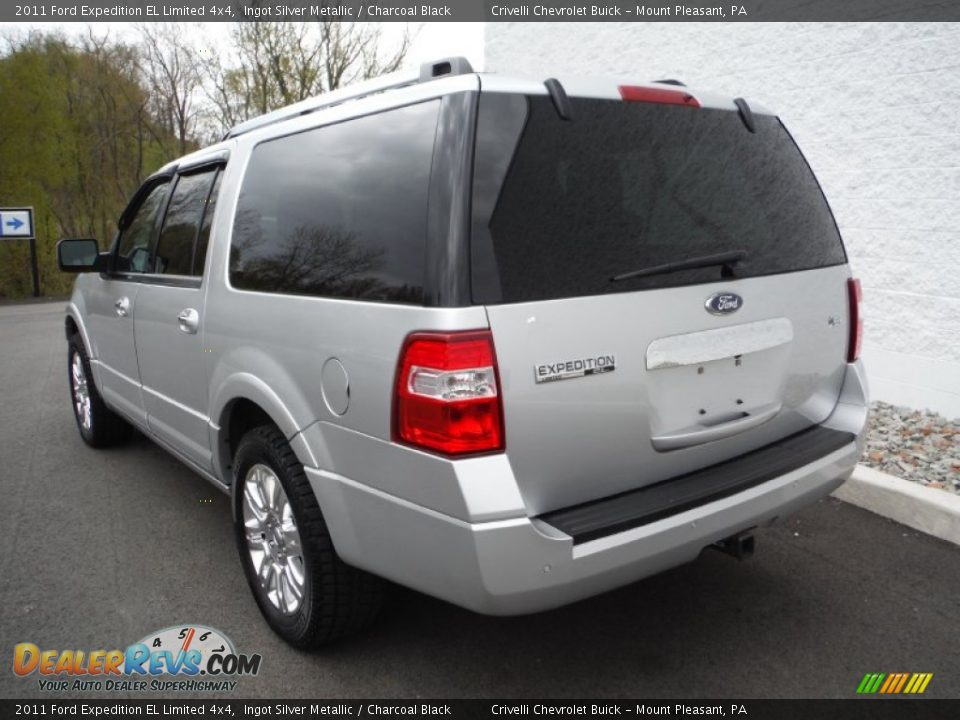 2011 Ford Expedition EL Limited 4x4 Ingot Silver Metallic / Charcoal Black Photo #11