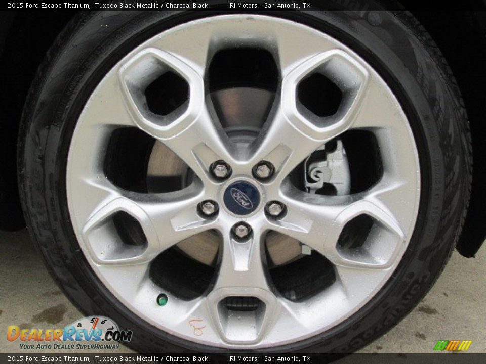 2015 Ford Escape Titanium Tuxedo Black Metallic / Charcoal Black Photo #5