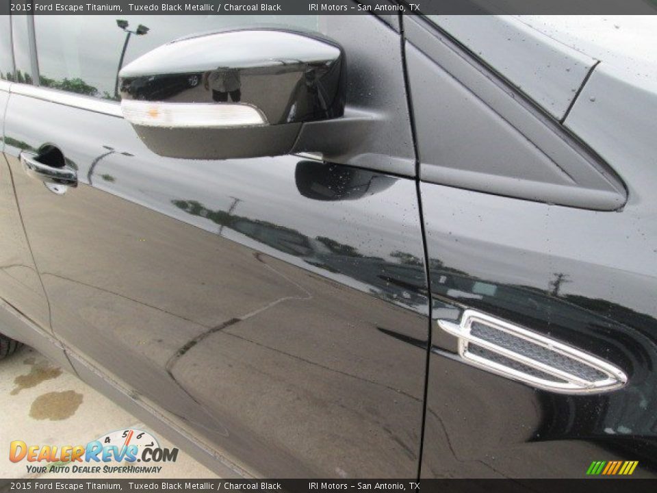 2015 Ford Escape Titanium Tuxedo Black Metallic / Charcoal Black Photo #6